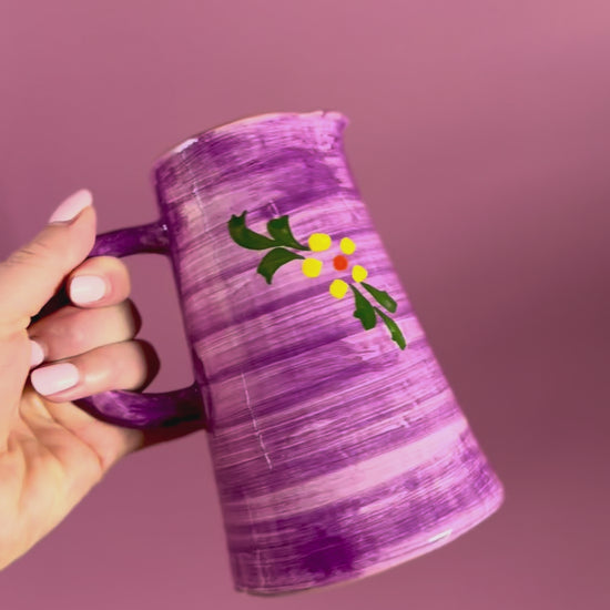 Sus.Studio handgemaakt servies uit Portugal waterkan flower mini 2