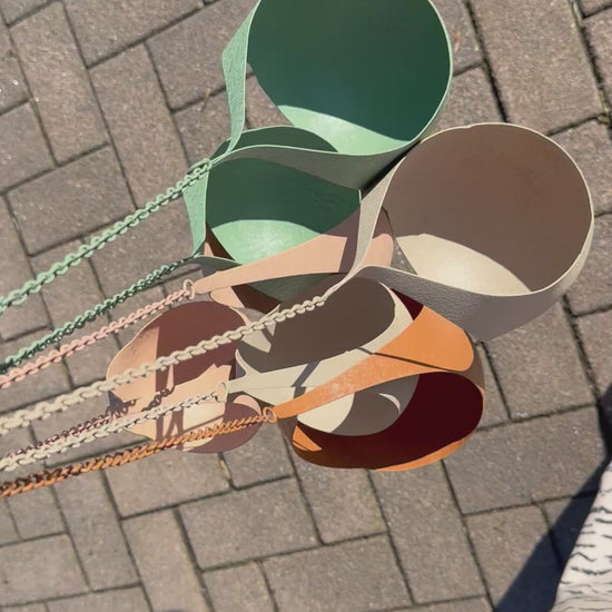 Hanger metaal druppel diverse kleuren