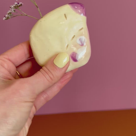 Sus.Studio handgemaakte kater roze paars oranje23