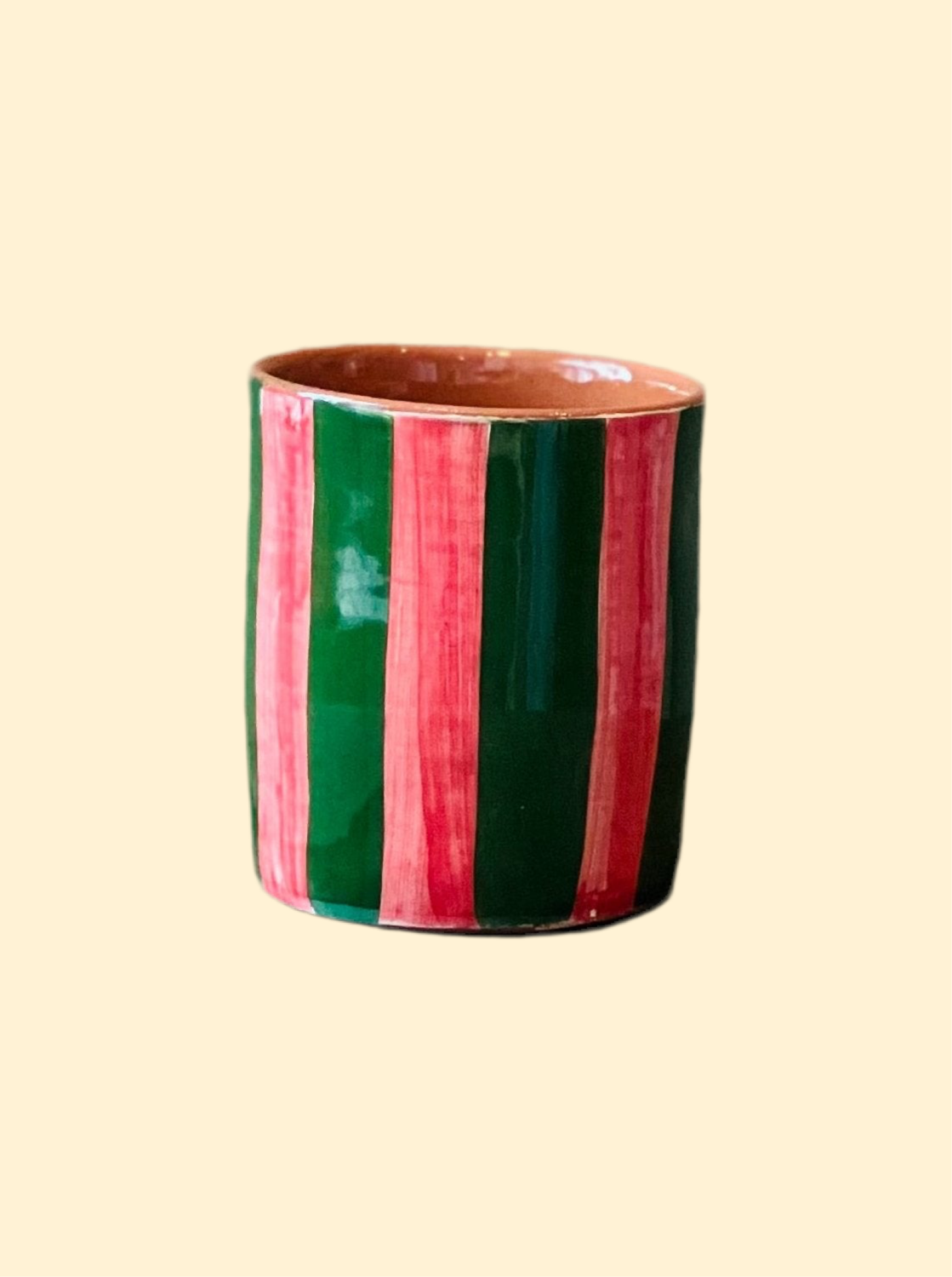 susstudio-handgemaaktkeramiek-koffiemokje-streep-rood-groen-2